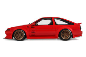 Toyota Sprinter Trueno AE86 Widebody Rosso Corsa Otto 1:18 OT1278 Resin — billede 3 af 5