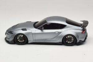 Toyota Supra A90 Prior Design Matt Silver GT Spirit 1:18 GT343 Resin — billede 3 af 5