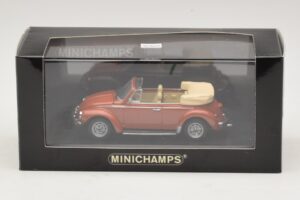 Volkswagen 1200 Cabriolet Hebmuller Rød Minichamps 1:43 430052032 Metal — billede 4 af 4