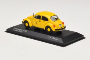 Volkswagen 1200 Deutsche Bundespost Minichamps 1:43 400057197 Metal — billede 3 af 4