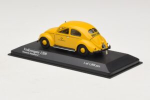 Volkswagen 1200 Export Deutsche Bundespost Minichamps 1:43 431051292 Metal — billede 3 af 4