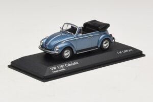 Volkswagen 1302 Cabriolet Blå Metallic Minichamps 1:43 430055042 Metal — billede 2 af 4