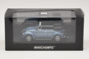 Volkswagen 1302 Cabriolet Blå Metallic Minichamps 1:43 430055042 Metal — billede 4 af 4