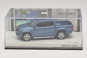 Volkswagen Amarok Blå Metallic Minichamps 1:43 436058362 Metal — billede 4 af 5