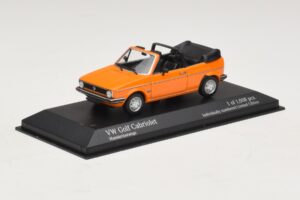 Volkswagen Golf Mk1 Cabriolet Orange Minichamps 1:43 400055131 Metal — billede 2 af 4
