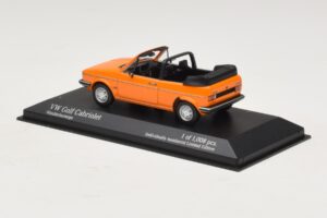 Volkswagen Golf Mk1 Cabriolet Orange Minichamps 1:43 400055131 Metal — billede 3 af 4