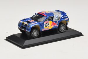 Volkswagen Race Touareg #103 B. Saby / R. Perin Winner Rally Por Las Pampas 2005 Erstatningsæske Minichamps 1:43 436055303-R1 — billede 2 af 4