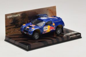 Volkswagen Race Touareg Red Bull #224 B. Saby / Stevenson Dakar Rally 2005 Minichamps 1:43 436045324 Metal — billede 2 af 5