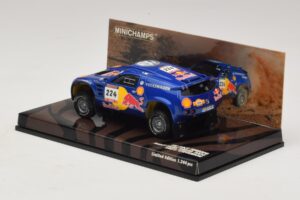 Volkswagen Race Touareg Red Bull #224 B. Saby / Stevenson Dakar Rally 2005 Minichamps 1:43 436045324 Metal — billede 3 af 5