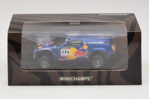 Volkswagen Race Touareg Red Bull #224 B. Saby / Stevenson Dakar Rally 2005 Minichamps 1:43 436045324 Metal — billede 5 af 5