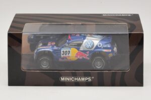Volkswagen Race Touareg Red Bull #307 B. Saby / M. Perin Dakar Rally 2005 Minichamps 1:43 436055307 Metal — billede 5 af 5