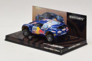 Volkswagen Race Touareg Red Bull #313 J. Kankkunen / J. Repo Dakar Rally 2005 Minichamps 1:43 436055313 Metal — billede 3 af 5