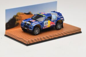 Volkswagen Race Touareg Red Bull #317 Forhandlerudgave 2005 Minichamps 1:43 7LO099400PD317 Metal — billede 2 af 5