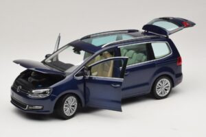 Volkswagen Sharan Blue Metallic Minichamps 1:18 110051000 Metal — billede 2 af 8