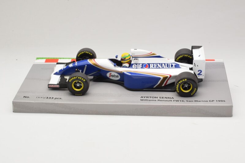 Williams FW16 Renault #2 A. Senna San Marino GP 1994 Minichamps 1:18 543941833 Metal