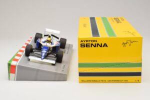 Williams FW16 Renault #2 A. Senna San Marino GP 1994 Minichamps 1:18 543941833 Metal — billede 7 af 7