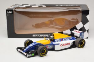Williams Renault FW15C #0 D. Hill 1993 Minichamps 1:18 180930000 Metal — billede 6 af 7