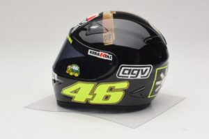 AGV Hjelm V. Rossi MotoGP Jerez Test 2007 Minichamps 1:2 327070046 Metal — billede 2 af 7