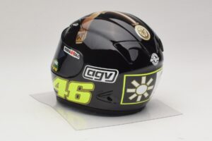 AGV Hjelm V. Rossi MotoGP Jerez Test 2007 Minichamps 1:2 327070046 Metal — billede 3 af 7