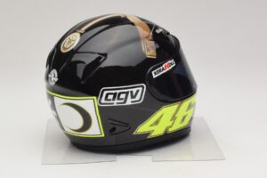 AGV Hjelm V. Rossi MotoGP Jerez Test 2007 Minichamps 1:2 327070046 Metal — billede 4 af 7