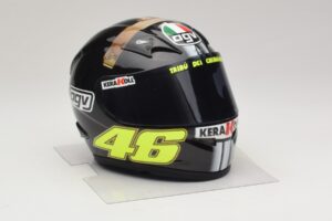 AGV Hjelm V. Rossi MotoGP Jerez Test 2007 Minichamps 1:2 327070046 Metal — billede 5 af 7