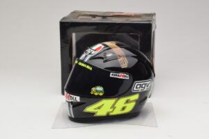 AGV Hjelm V. Rossi MotoGP Jerez Test 2007 Minichamps 1:2 327070046 Metal — billede 6 af 7