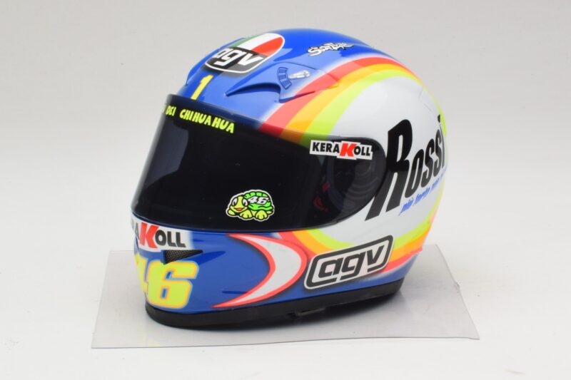 AGV Hjelm V. Rossi MotoGP Sepang 2005 Minichamps 1:2 327050066 Metal