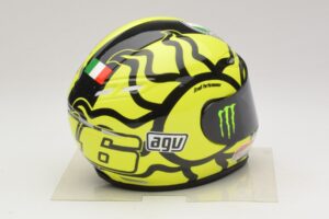 AGV Hjelm V. Rossi MotoGP Valencia Test 2009 Minichamps 1:2 327100066 Metal — billede 4 af 7