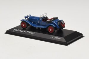 Alfa Romeo 6C 1750 G.S. Blå Minichamps 1:43 400120431 Metal — billede 3 af 5