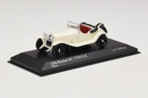 Alfa Romeo 6C 1750 G.S. Hvid Minichamps 1:43 400120430 Metal — billede 2 af 5