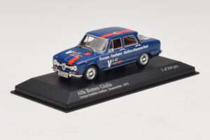 Alfa Romeo Giulia Europa-Testfahrt Sizilien-Hammerfest Minichamps 1:43 400120905 Metal — billede 2 af 5