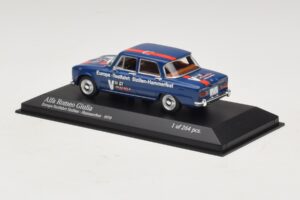 Alfa Romeo Giulia Europa-Testfahrt Sizilien-Hammerfest Minichamps 1:43 400120905 Metal — billede 3 af 5