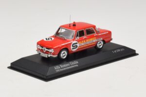 Alfa Romeo Giulia ONS Rennstreckensicherung 1973 Minichamps 1:43 400120994 Metal — billede 2 af 5