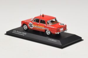 Alfa Romeo Giulia ONS Rennstreckensicherung 1973 Minichamps 1:43 400120994 Metal — billede 3 af 5
