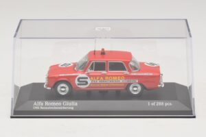 Alfa Romeo Giulia ONS Rennstreckensicherung 1973 Minichamps 1:43 400120994 Metal — billede 4 af 5