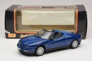 Alfa Romeo Spider 916 Blå Maisto 1:18 31831 Metal — billede 8 af 8