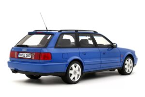 Audi S6 Plus C4 Avant Nogaro Blue Pearl Otto 1:18 OT1234 Resin — billede 2 af 5
