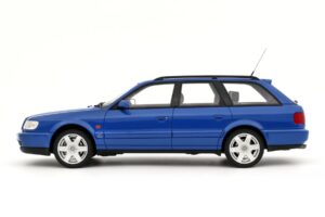 Audi S6 Plus C4 Avant Nogaro Blue Pearl Otto 1:18 OT1234 Resin — billede 3 af 5