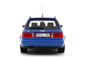 Audi S6 Plus C4 Avant Nogaro Blue Pearl Otto 1:18 OT1234 Resin — billede 5 af 5