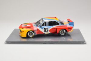 BMW 3.0 CSL Art Car Alexander Calder #51 H. Poulain / S. Posey / J. Guichet 24 Hours of Le Mans 1975 Minichamps 1:18 80430150 — billede 3 af 7