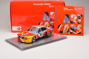 BMW 3.0 CSL Art Car Alexander Calder #51 H. Poulain / S. Posey / J. Guichet 24 Hours of Le Mans 1975 Minichamps 1:18 80430150 — billede 7 af 7