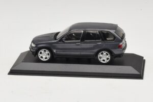 BMW X5 E53 4.4i Grå Metallic Erstatningsæske Minichamps 1:43 80420393166-R1 Metal