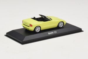 BMW Z1 E30 Gul Maxichamps 1:43 940020100 Metal — billede 2 af 5
