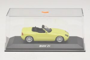 BMW Z1 E30 Gul Maxichamps 1:43 940020100 Metal — billede 4 af 5