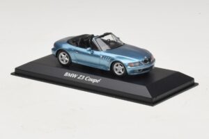 BMW Z3 Blå Maxichamps 1:43 940024331 Metal — billede 3 af 5