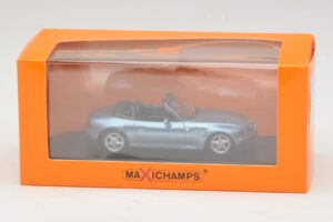 BMW Z3 Blå Maxichamps 1:43 940024331 Metal — billede 5 af 5