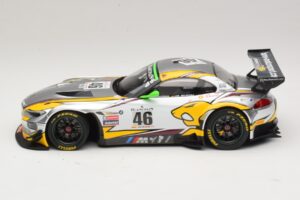 BMW Z4 GT3 #46 M. Palttala / L. Luhr 24 Hours of Spa Winner 2015 Minichamps 1:18 151152346 Metal — billede 3 af 6