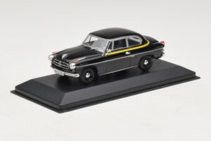Borgward Isabella Taxi Sort Minichamps 1:43 400096095 Metal — billede 2 af 5