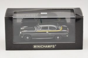 Borgward Isabella Taxi Sort Minichamps 1:43 400096095 Metal — billede 5 af 5