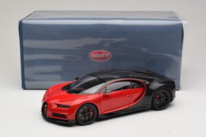 Bugatti Chiron Sport Italian Red & Carbon AUTOart 1:18 70996 Komposit — billede 8 af 8